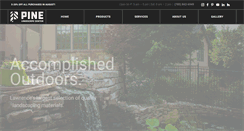 Desktop Screenshot of pinelandscape.com